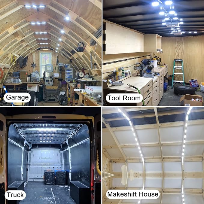 Linkhood 120 LED Van Interior Light, Car White LED Ceiling Lights Kit, Super - Image 2