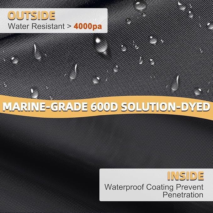 600D ATV Cover, Waterproof & Windproof 4 Wheeler Covers Outdoor Storage - Image 5