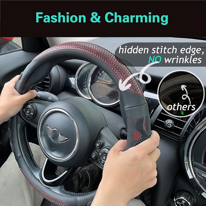 PINCTROT Small Size Steering Wheel Cover Great Grip - Image 2