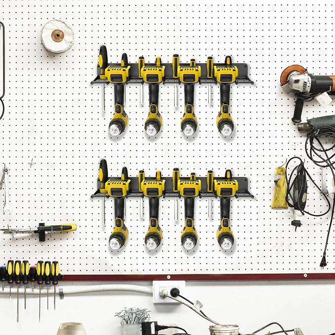 Drill Holder Wall Mount, Power Tool Organizer, Heavy Duty Metal Tool Storage - Image 8