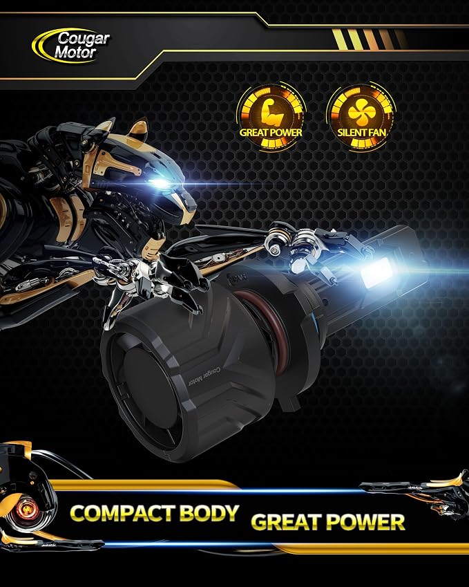 Cougar Motor 9006 Bulbs, HB4 Fog Lights 6500K White Non-Polarity 9006 Fog Bulb - Image 7