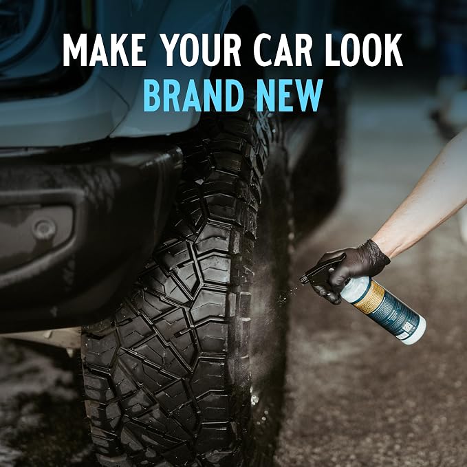 SOCAR Blue Suede Tire Shine Spray & Protectant. New-Tire Smooth Shine. - Image 6