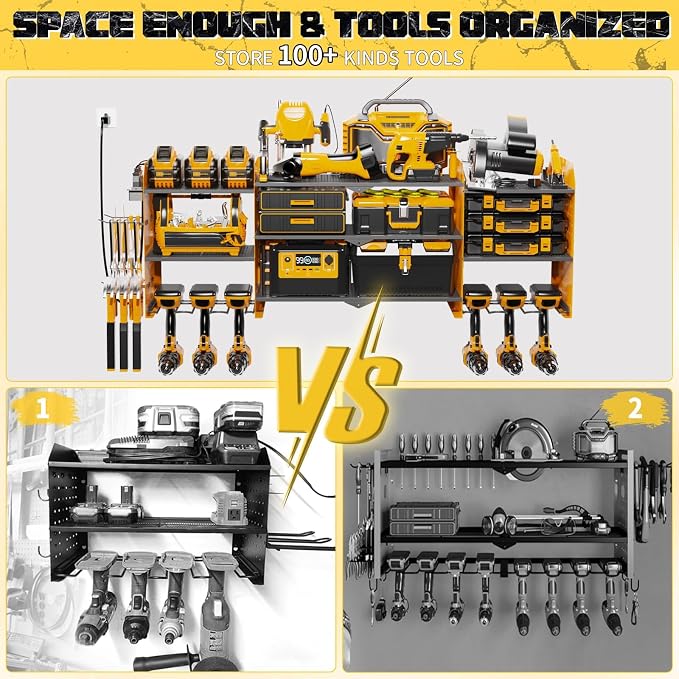 45" Large Power Tool Organizer Wall Mount - Image 2