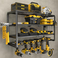 YYR 4 Layer Power Tool Organizer Wall Mount, Cordless Drill Hanger Storage Rack by YYR