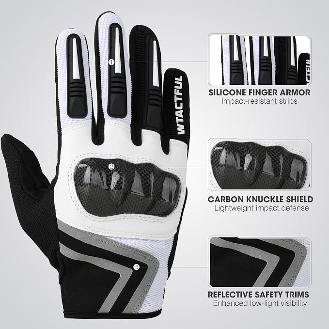 WTACTFUL Lightweight Motorcycle Gloves - Image 2