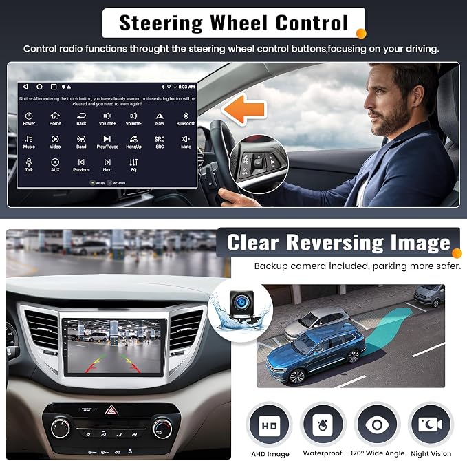 UNITOPSCI 4G+64G 8Core Android 13 Car Stereo - Image 7