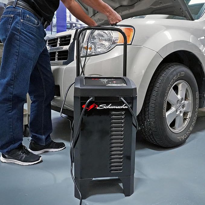 Schumacher Electric 4-in-1 Wheeled Battery Charger, Maintainer, and Engine - Image 3