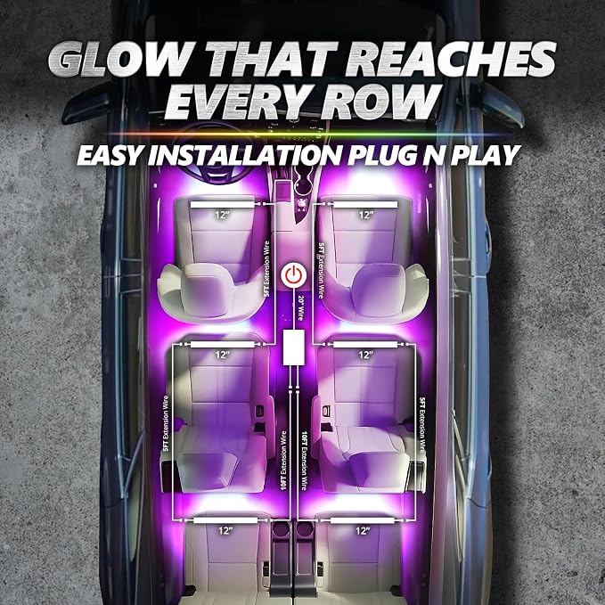OPT7 Aura Pro 6PC Interior Lights - Image 3