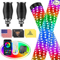 2PCS 1FT Fat Whip Lights for UTV ATV by Ehaho