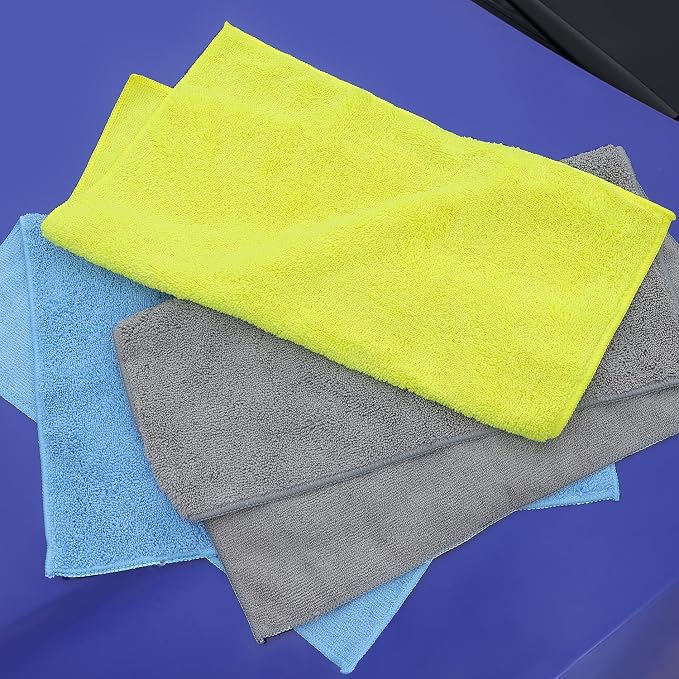 Wash Cloths for Car Interior & Exterior, Microfiber Towels Cleaning Highly - Image 7