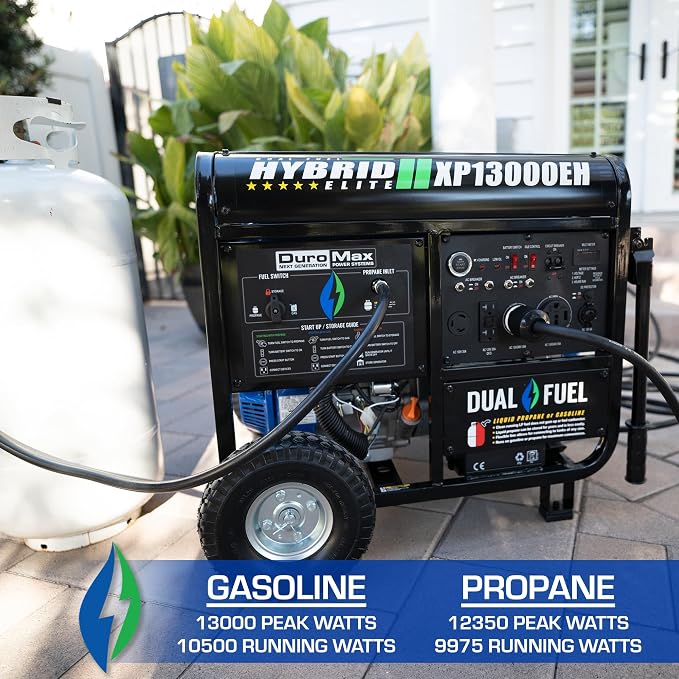 DuroMax XP13000EH 13, 000-Watt Dual Fuel Portable Generator - Image 4