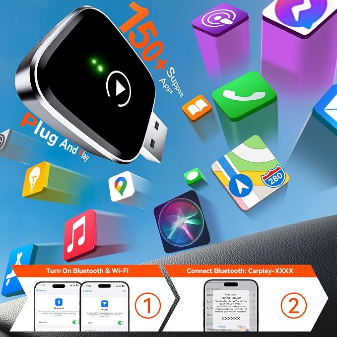 Redlake Wireless CarPlay Adapter - Image 5