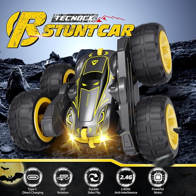 Tecnock Remote Control Car for Kids, 2.4GHz RC Cars - Image 2