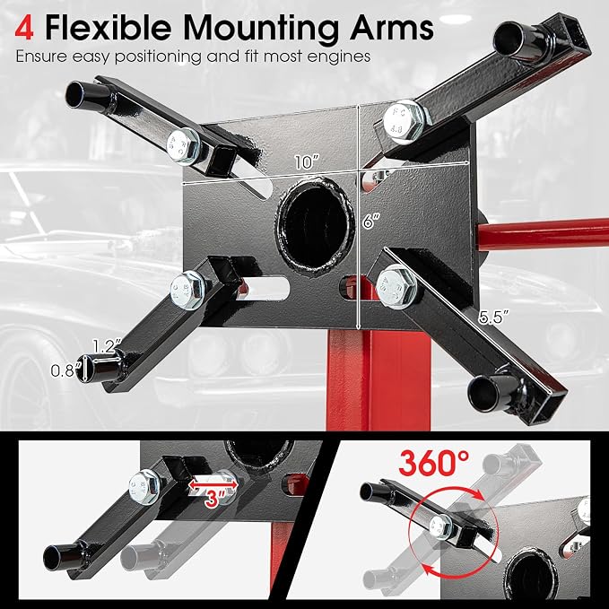 Goplus Engine Stand, 750 LBS Motor Stand - Image 4