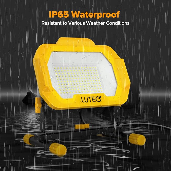 LUTEC 12500 Lumen LED Work Light, Dimmable Flood Lights - Image 7
