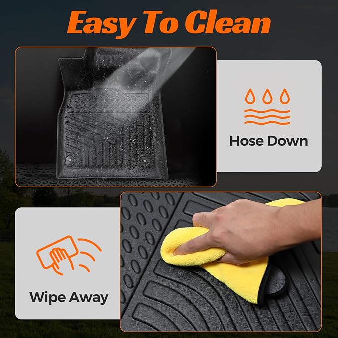 DrCarNow Floor Mats for Audi Q5/SQ5 2018-2025, All Weather Car Floor Mats for - Image 5
