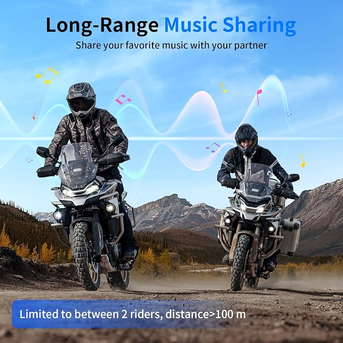 Fodsports M1-S Air Motorcycle Bluetooth Headset - Image 3