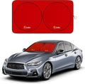 EcoNour Windshield Sun Shade Premium | Sunshade Protects Car Interior | Car Sun by EcoNour