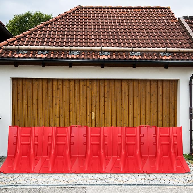 Flood Prevention Barrier, ABS L-Type Baffle Water Barrier Reusable, Door Flood - Image 7