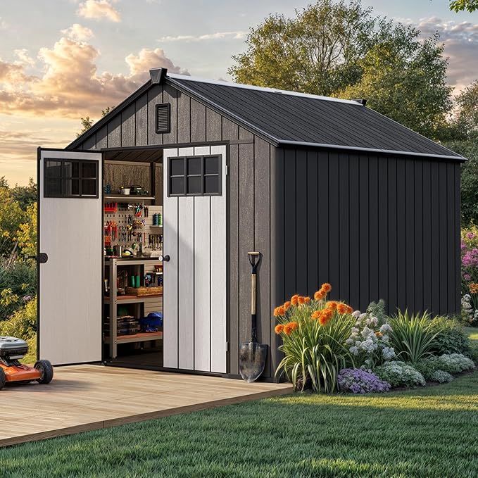YITAHOME 8x10 FT Outdoor Storage Shed - Image 9