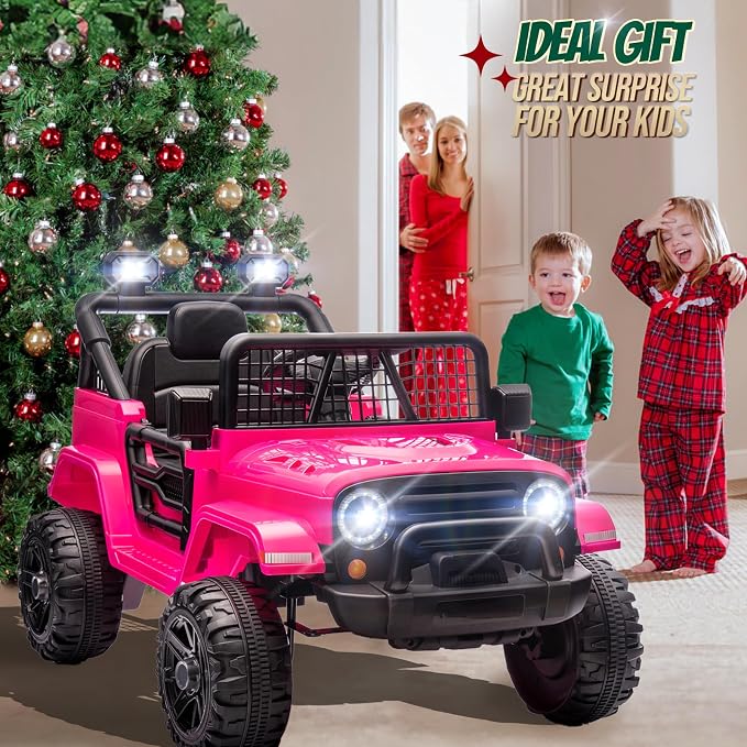 JOYMOR 12V Kids Ride on Truck - Image 8