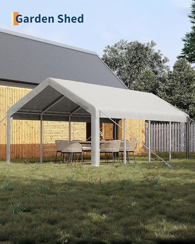 13 x 25FT Heavy Duty Carport - Image 7