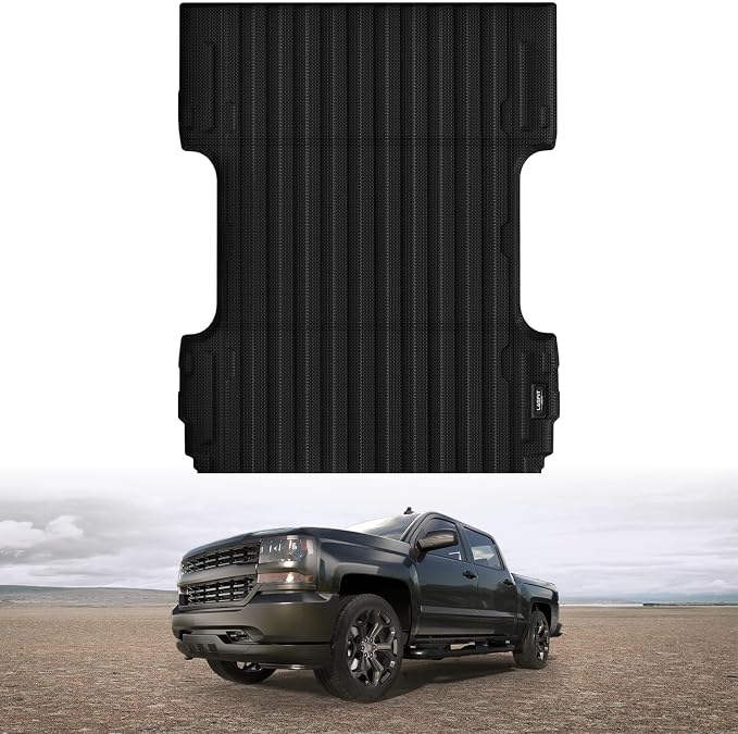 LASFIT Bed Mat 2007-2018 for Chevy Silverado/GMC Sierra 1500 & 2007-2019 by LASFIT