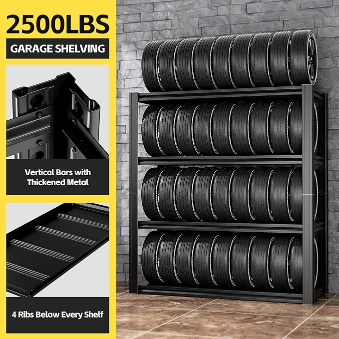 4-Tier Garage Shelving Unit - Image 7