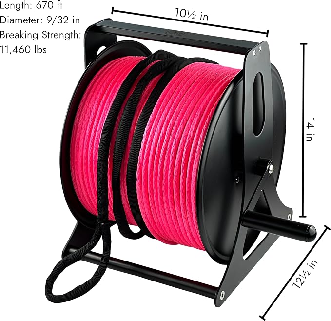 DOWN UNDER OUTDOORS Game/Log/4x4 Recovery Kit, Deer Drag, 650 ft of 9/32” Winch - Image 2