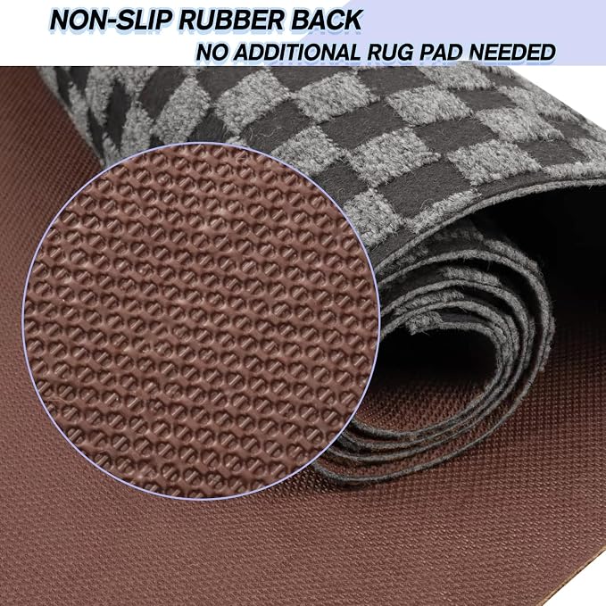 Custom Size Backed Non-Slip Area Rugs Runner, Easy Clean, Waterproof Runner Rugs - Image 4