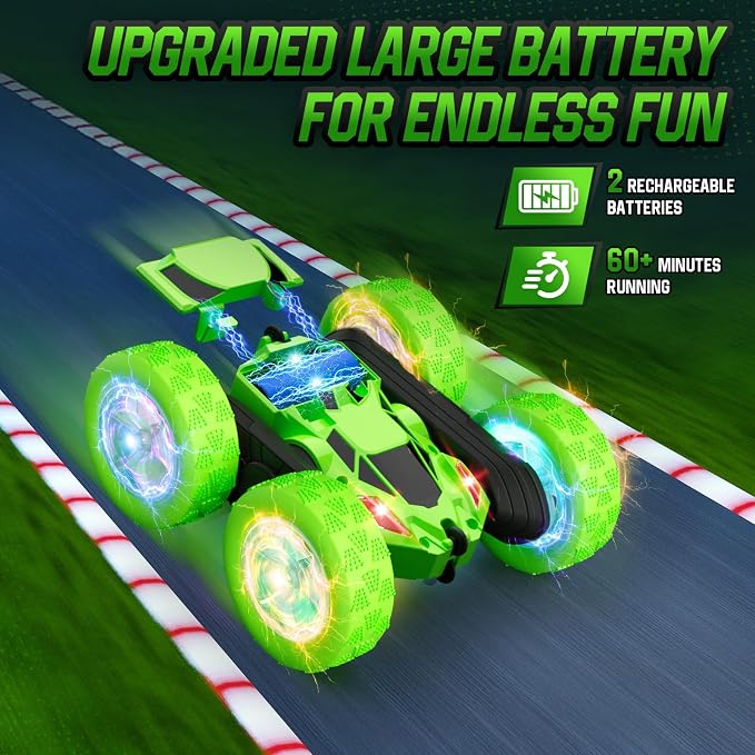 Remote Control Car, 360° Rolling Rotating 2.4GHz 4WD RC Cars - Image 3