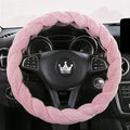Luxury Fluffy Winter Car Steering Wheel Cover by HighnessHwoo