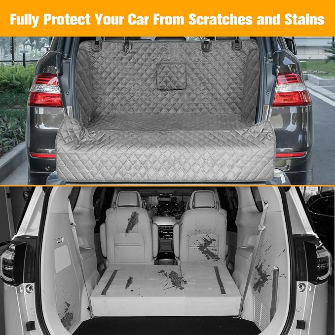 PETICON SUV Cargo Liner for Dogs, Waterproof Pet Cargo Cover Dog Seat Mat for - Image 6