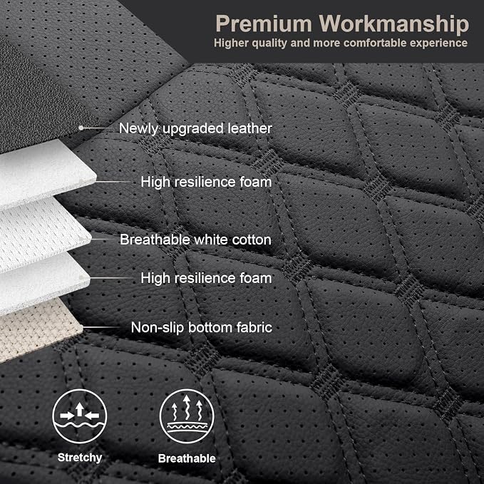 GIANT PANDA Customized Full Set Car Seat Covers - Image 7
