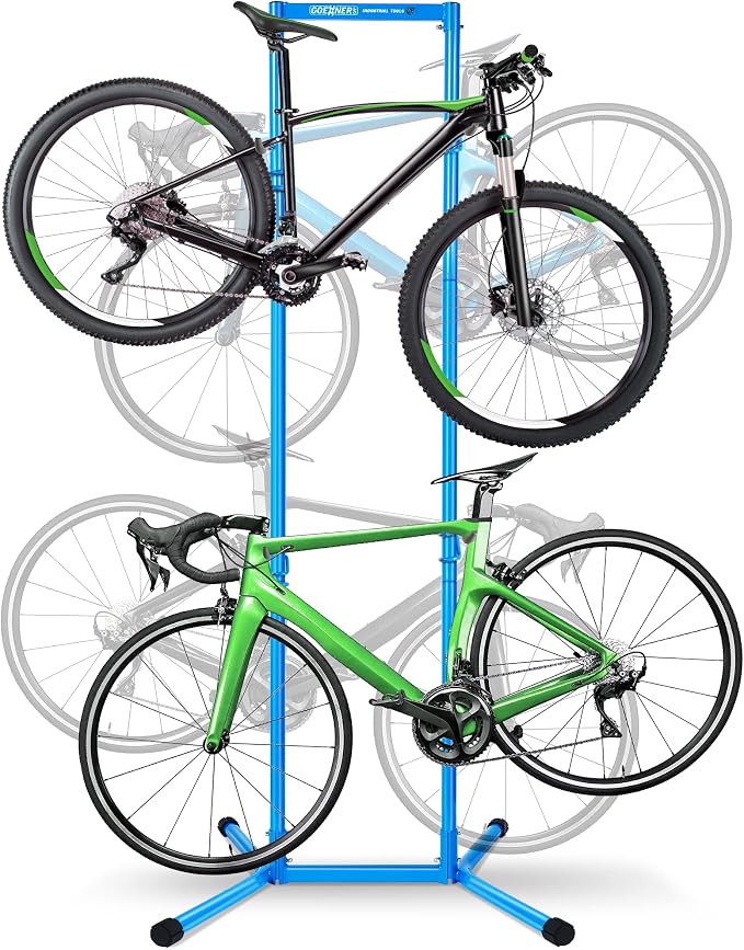 4 Bike Storage Rack Garage, Freestanding Gravity Bicycle Rack by Giovent%C3%B9