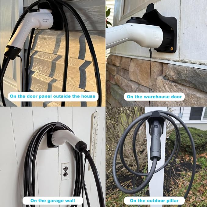 J1772 EV Charger Holder Wall-Mount - Image 4