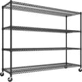 REIBII 60''W Storage Shelves 2399LBS Garage Shelving Heavy Duty by REIBII
