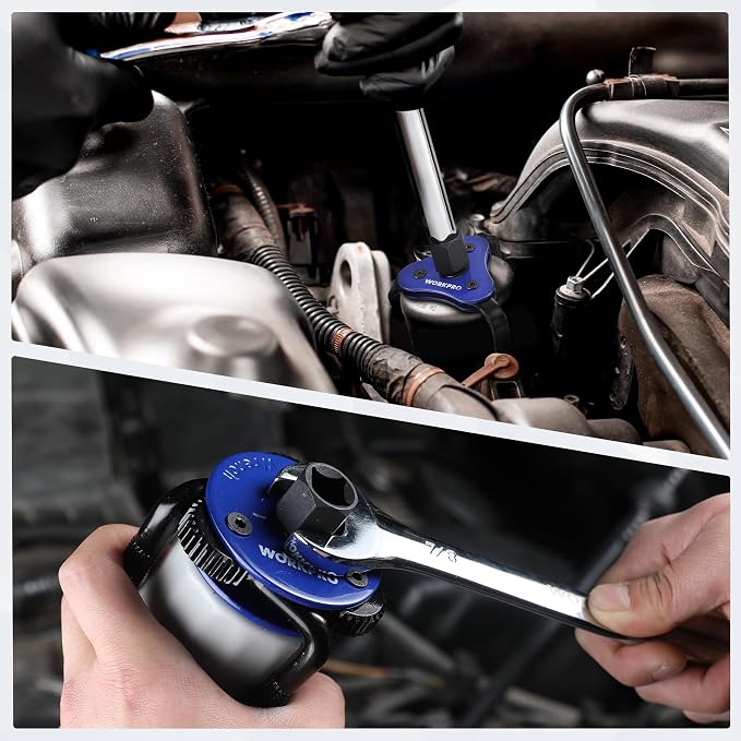 WORKPRO Universal Oil Filter Wrench & Removal Tool, Adjustable Oil Filter - Image 5