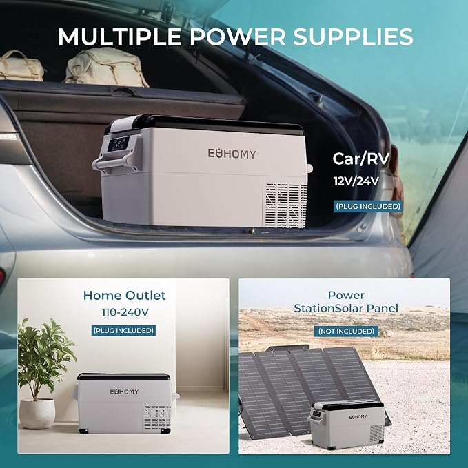 EUHOMY 12 Volt Refrigerator, 38QT Electric Cooler, 12V Fridge APP Control - Image 9