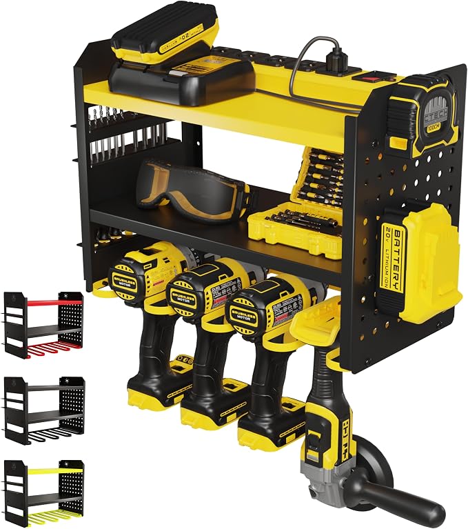 Power Tool Organizer Wall Mount by BUILTSTRONG