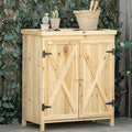 Garden Storage Cabinet, Outdoor Tool Shed by Zjjseloru