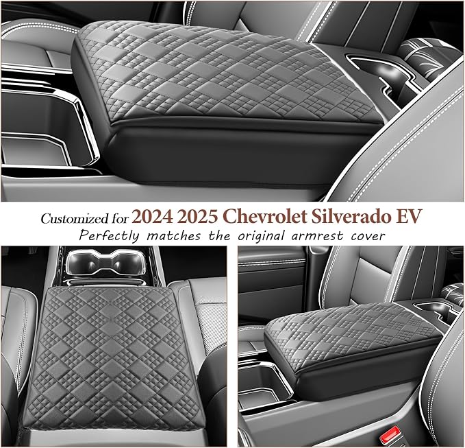 SKTU 2024 2025 2026 Chevy Silverado EV Center Console Cover Silverado EV - Image 3