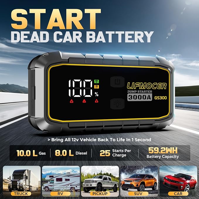 GS300 Jump Starter - Image 3
