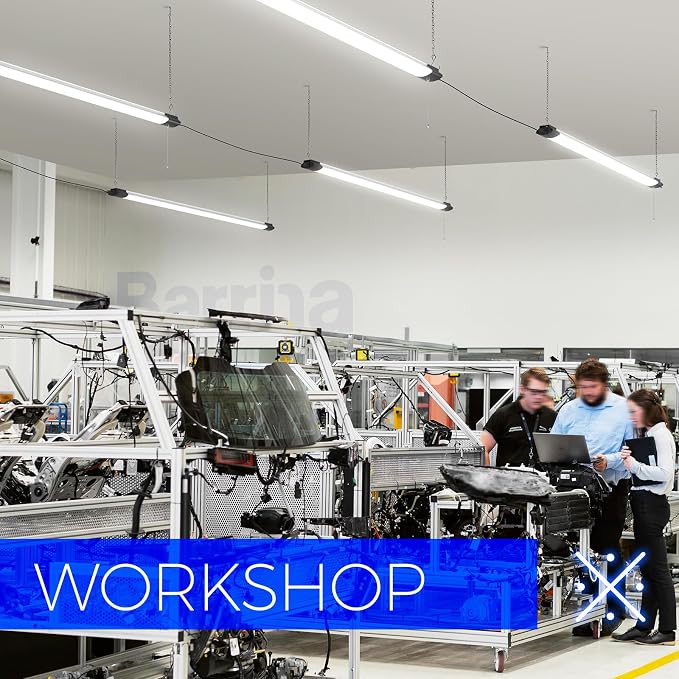 Barrina LED Shop Light for Garage, 5000K Linkable Light Fixture for Workshop - Image 4