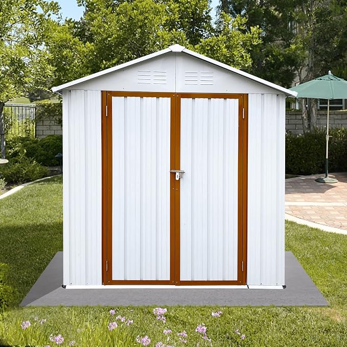 4x6 FT Outdoor Metal Storage Sheds - Image 5