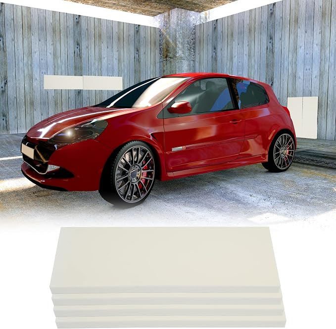 X AUTOHAUX 400x150x20mm 4pcs Car Garage Wall Guard Door Bumper Protector Anti - Image 2