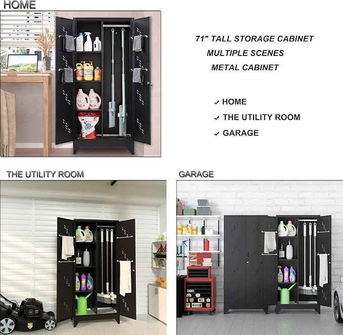Metal Garage Storage Cabinet, Storage - Image 5