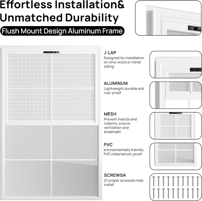 2 Pack 24" x 36"Shed Window, - Image 3