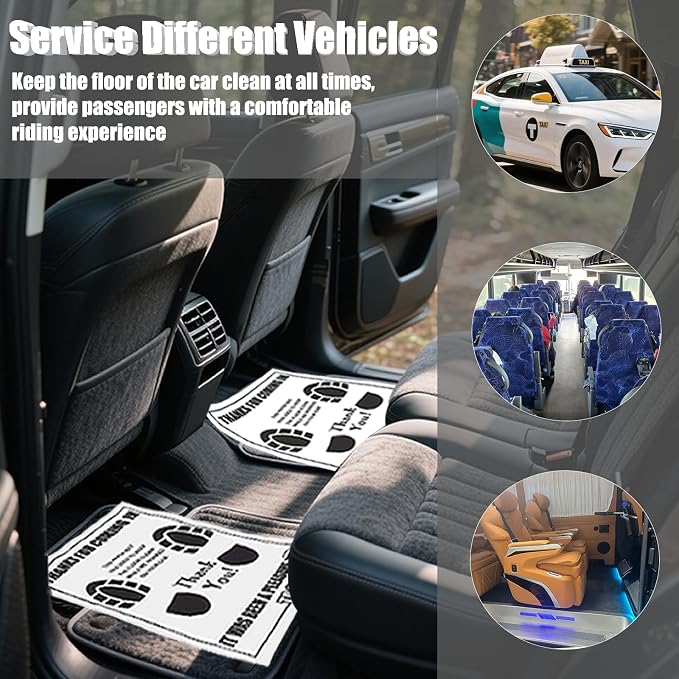 300 Pcs Car Paper Floor Mats, Disposable Automotive Floor Mats - Image 7