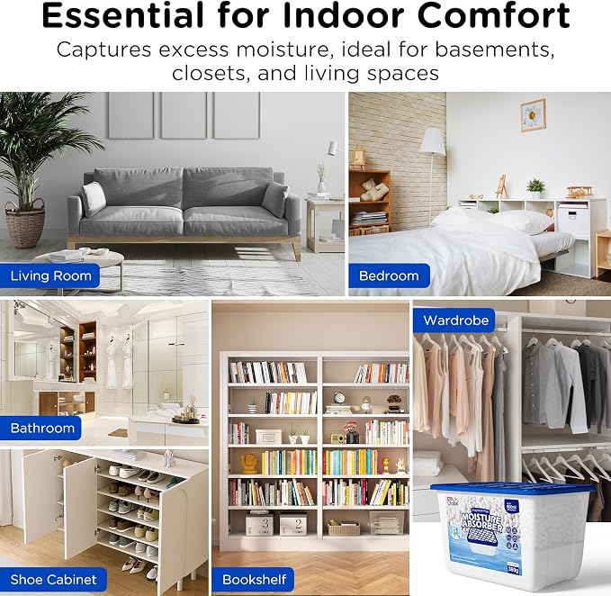 W&E Choice Moisture Absorbers, Fragrance-Free Dehumidifier Boxes - Image 7